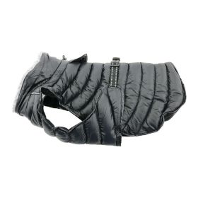 Alpine Extreme Weather Puffer Coat (Color: Black, size: X-Large)