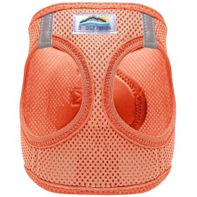 American River Solid Ultra Choke Free Dog Harness (Color: Coral, size: X-Large)