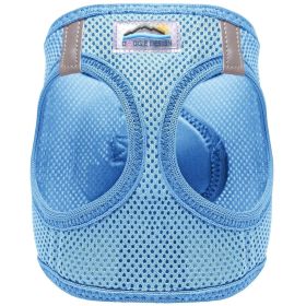 American River Solid Ultra Choke Free Dog Harness (Color: Light Blue, size: 2X/3X-Large)